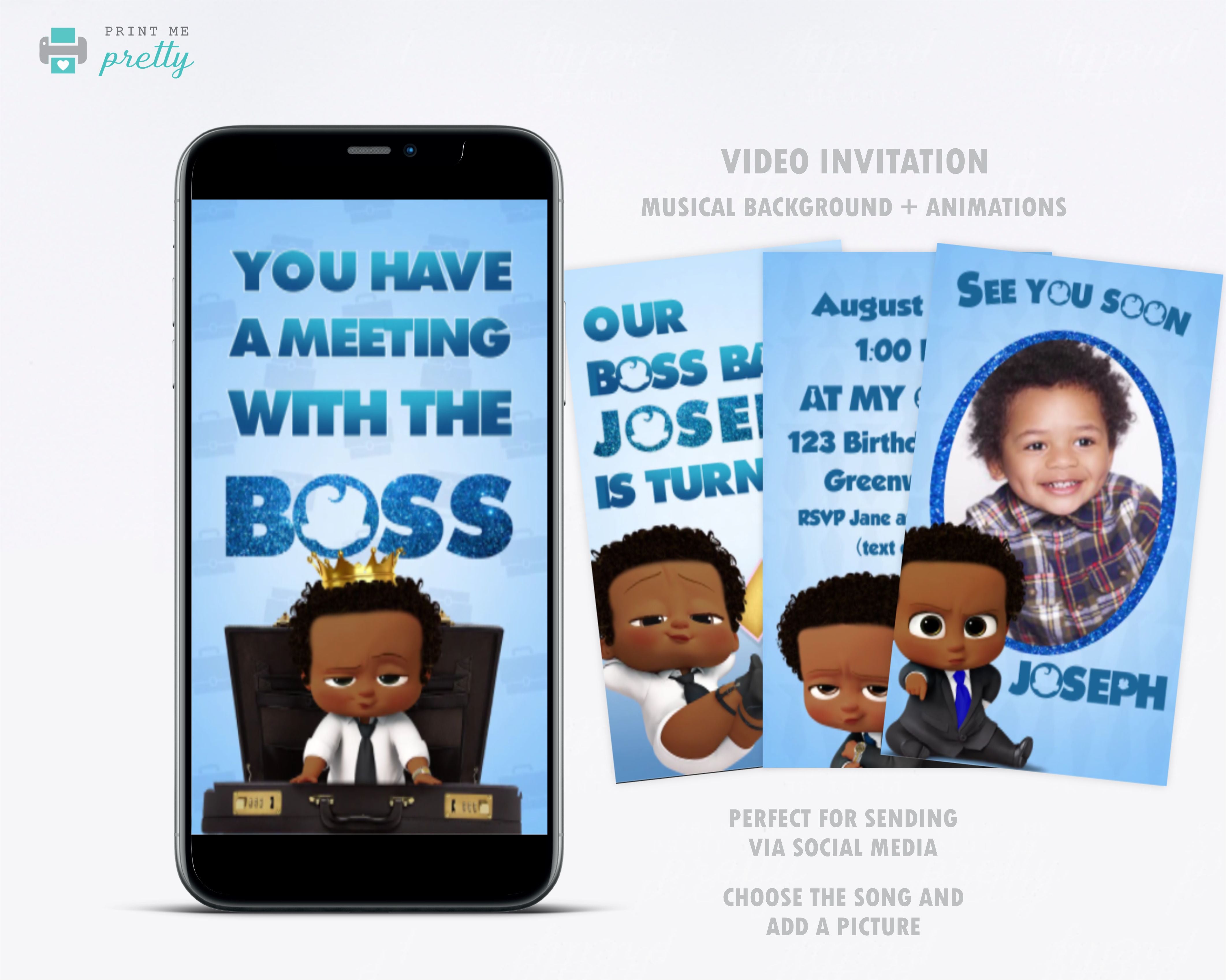 Editable Dolls Theme Video Invitation, Dolls Animated Invitation