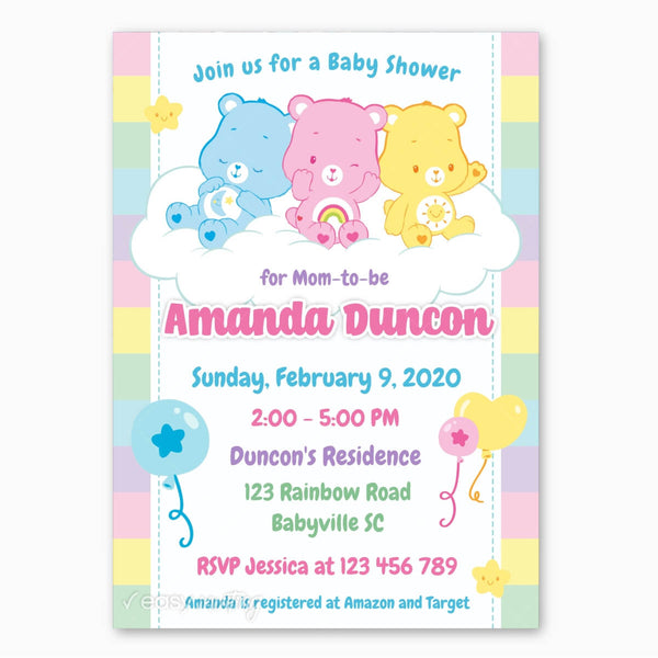 Shower by Mail Baby Shower Invitation