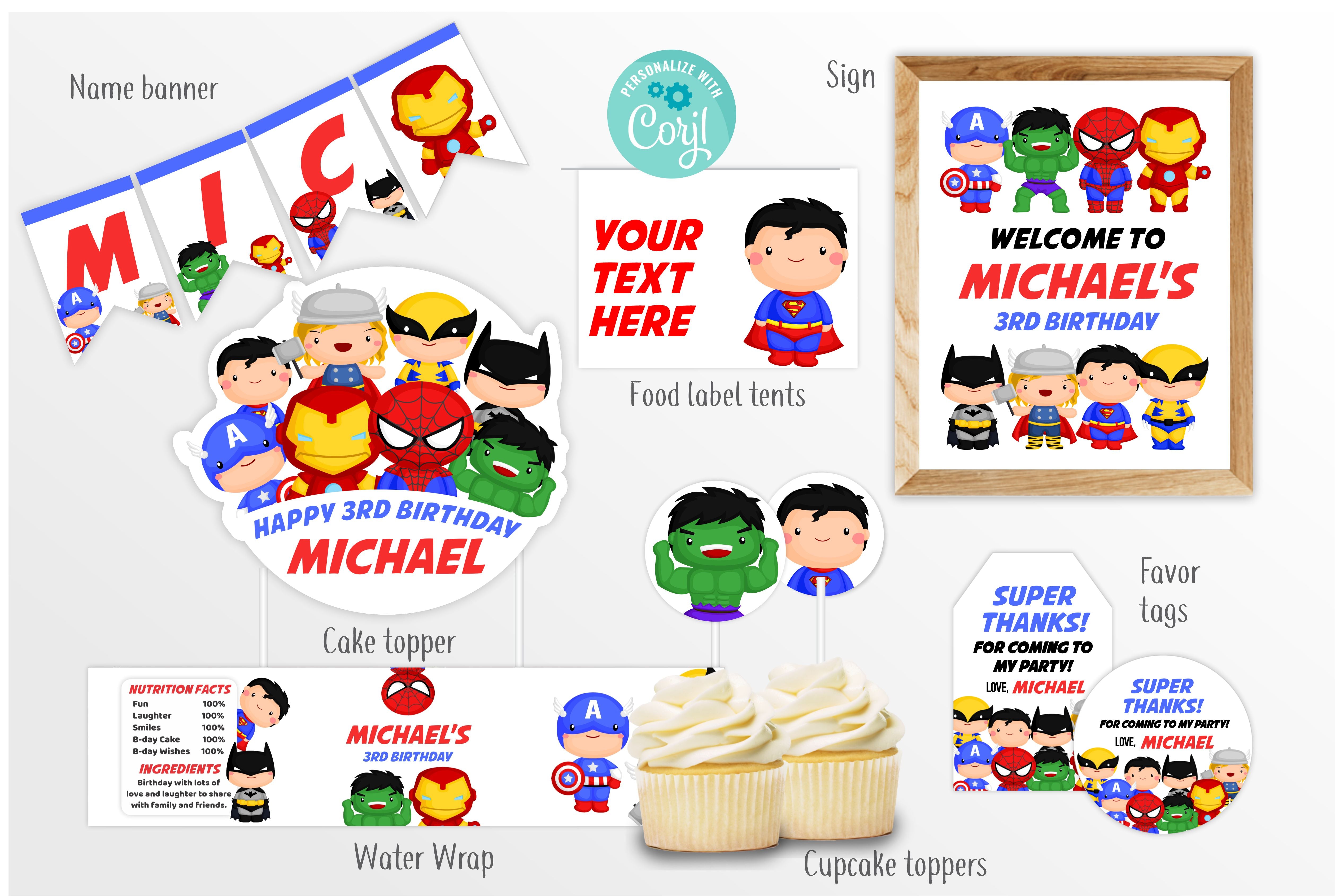 Superhero Party Sign What's Your Superhero Name Sign Superhero Birthday  Superhero Name Game Superhero Party 8x10 Printable DIGITAL 