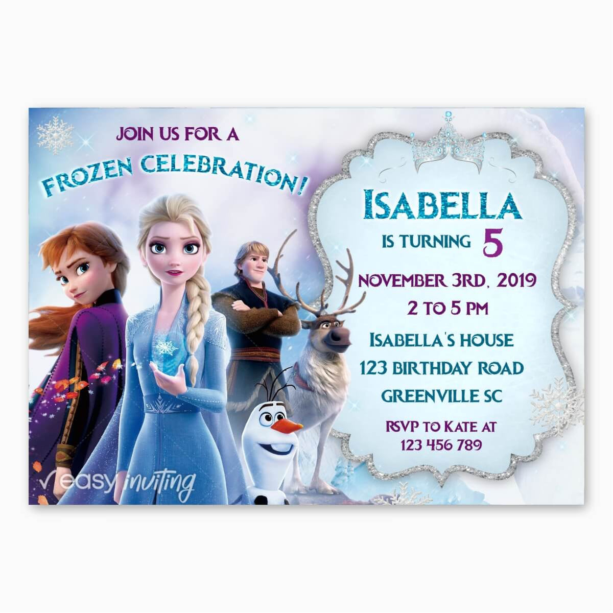 Frozen 2 Birthday Invitation – Easy Inviting