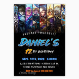 Mobile Legends: Bang Bang Birthday Invitation - Portrait