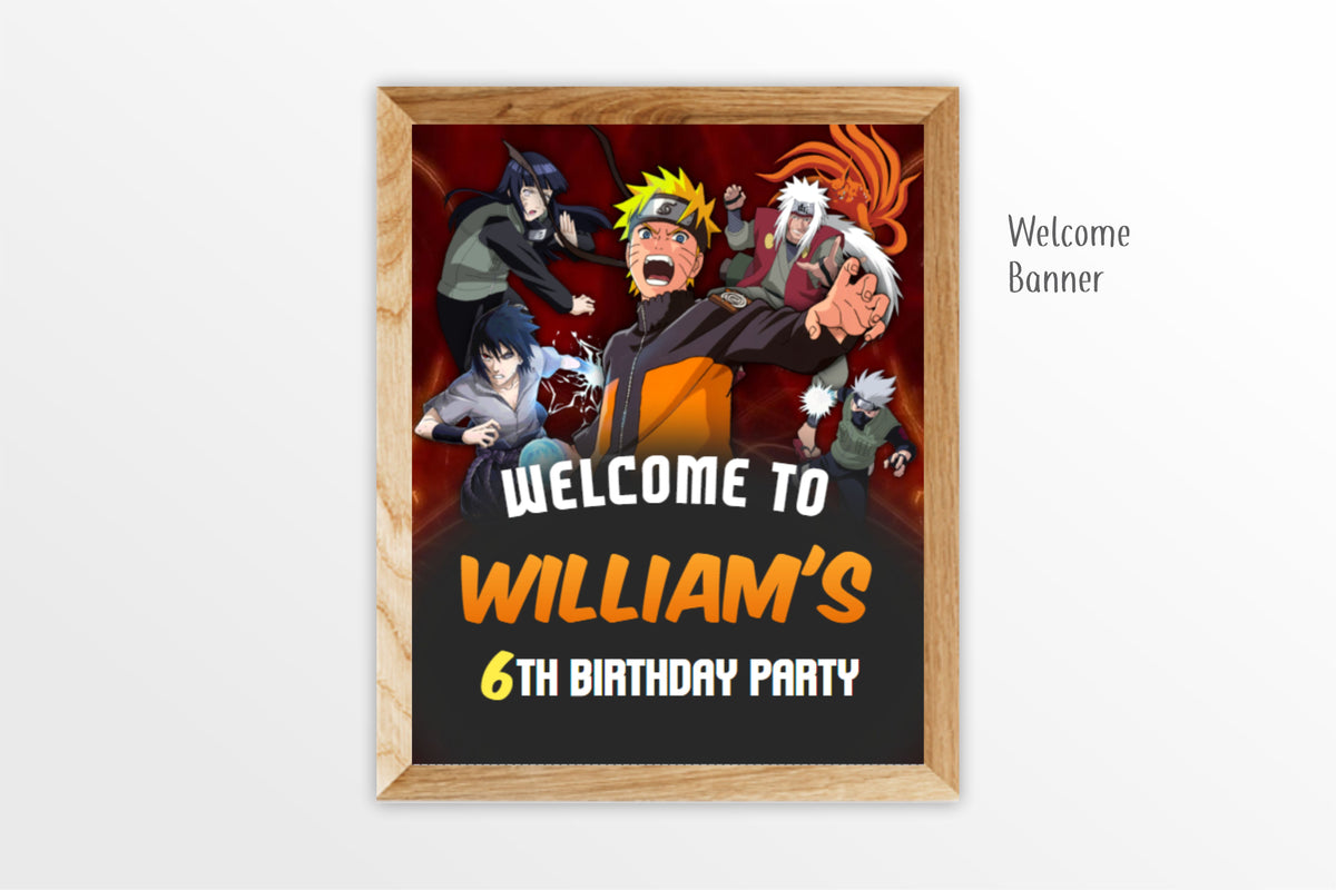 Naruto Party Decorations Kit